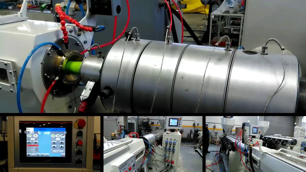 PP PIPE TEST EXTRUSION LINE